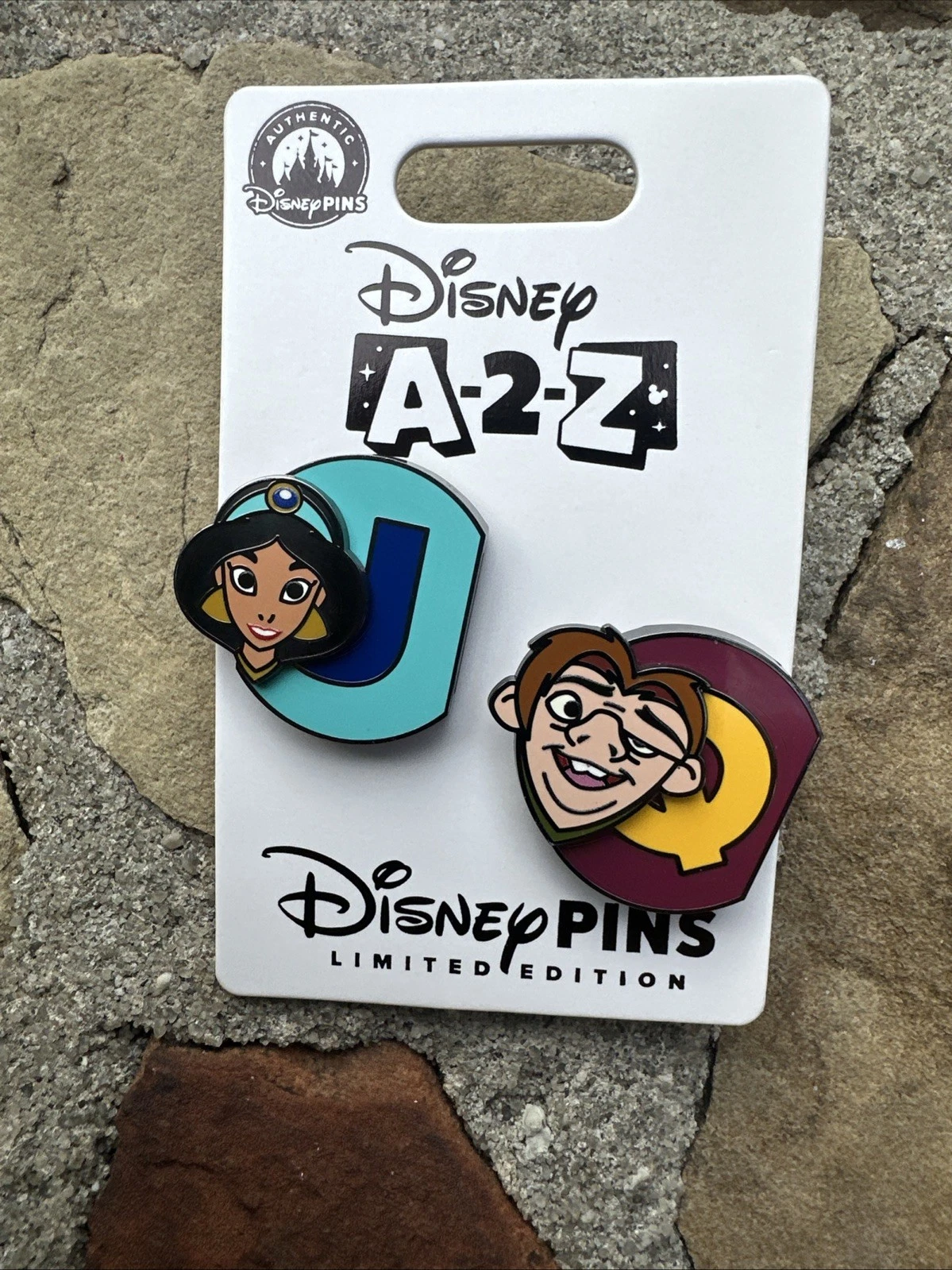 2026 Disney Parks Pin A-2-Z Countdown Series I Jasmin Hunchback LE 1250 WDW
