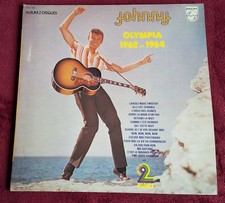 JOHNNY HALLYDAY  : 2 Disques Vinyles 33 T+++OLYMPIA 1962 et 1964