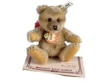 Steiff Animal Teddy Bear 0190/17 Jacky 17cm. Excellent Condition
