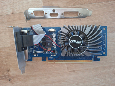 Asus nVidia GeForce 210, 1024 MB DDR3, VGA DVI HDMI, gebraucht, low profile mögl