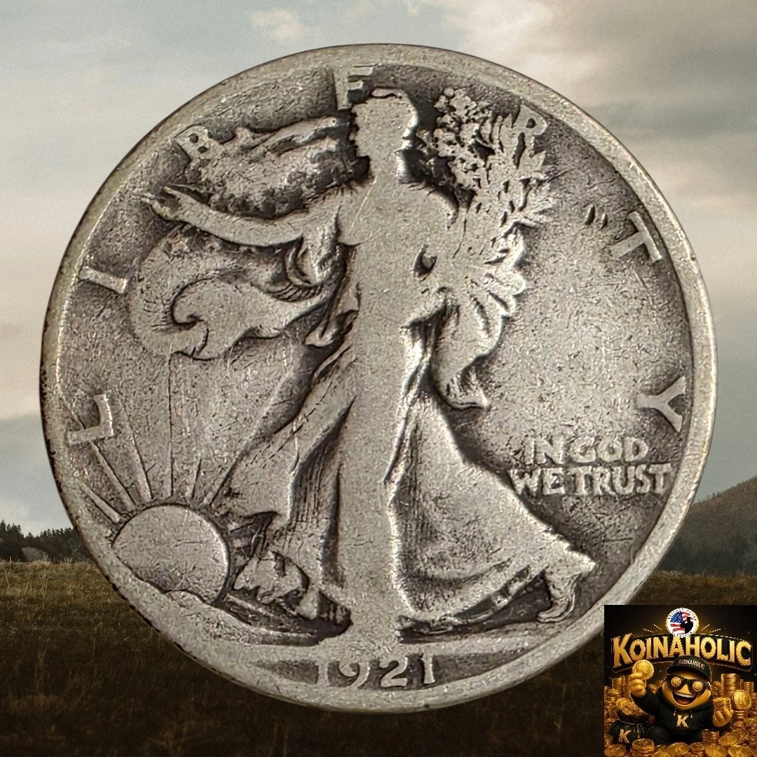 San Francisco 1921 Year Liberty Walking Half Dollars (1916-1947