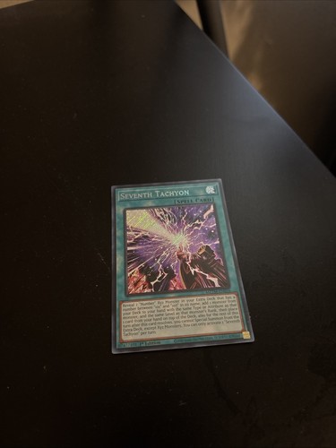 Yugioh! 1x Seventh Tachyon MZTM-EN016 Secret Rare 1st Ed NM - Picture 3 of 4