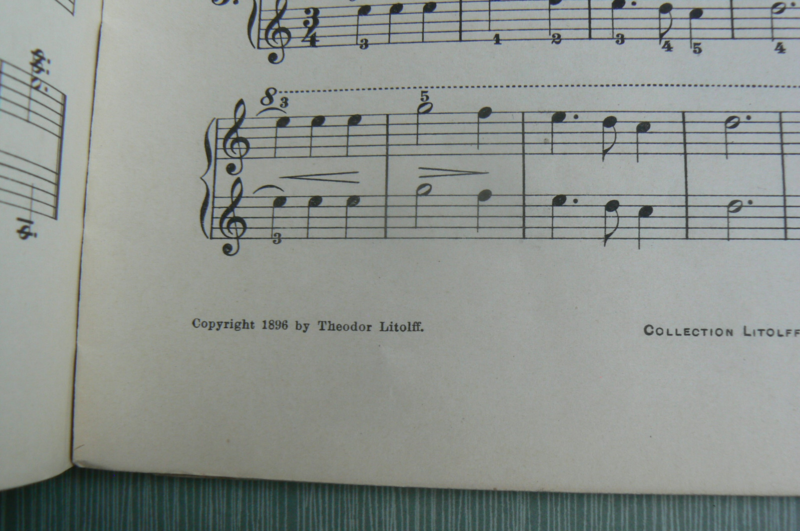 GURLITT The Beginner, Der Beginner,Op.211 Collection 2178 Litolff 1896 Piano Duet foto 4