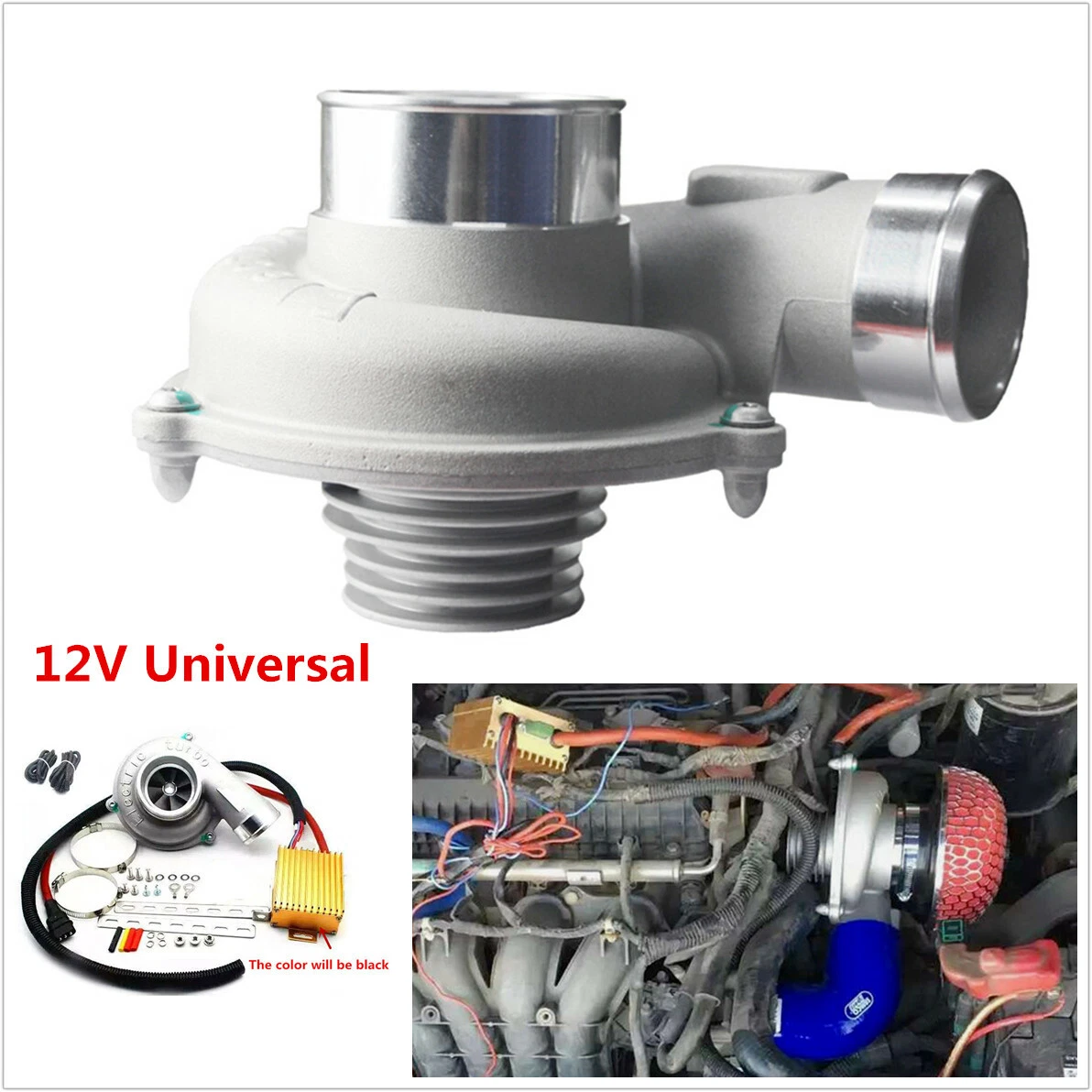 Universal Car SUV Electric Turbo Supercharger Air Filter Intake