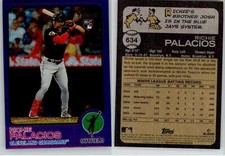 Richie Palacios 2022 Topps Heritage High Number Purple Hot Box Guardians RC