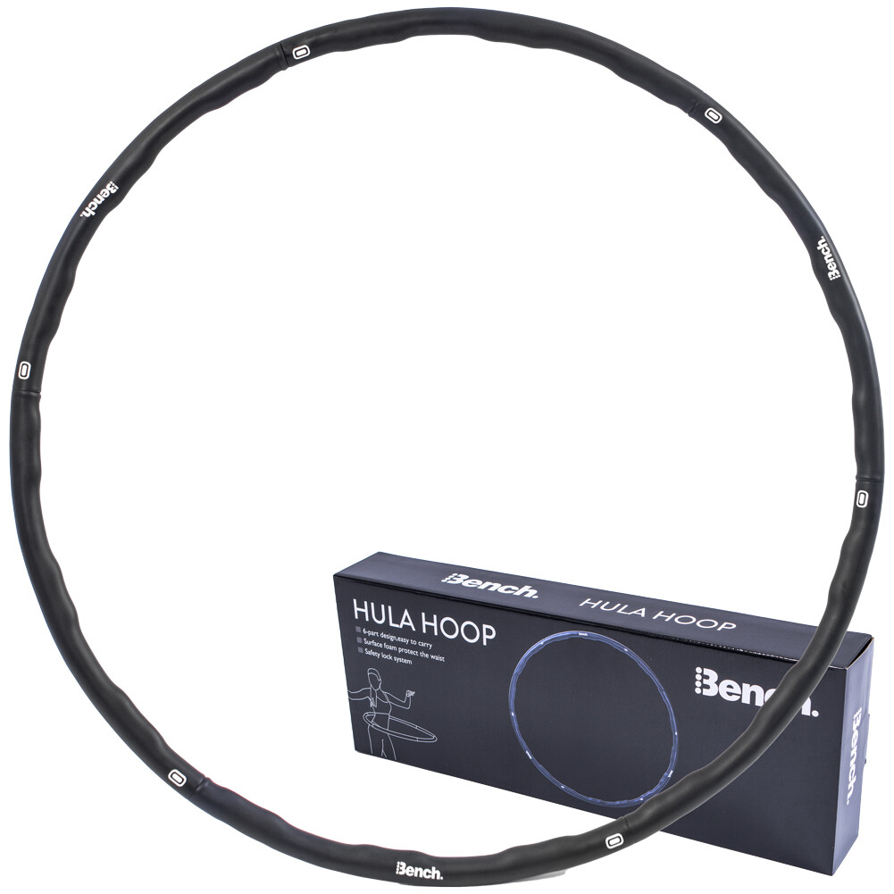 Bench Hula Hoop Reifen Bauchtrainer Fitnessreifen 6-teilig BS3327 schwarz neu 5790₽