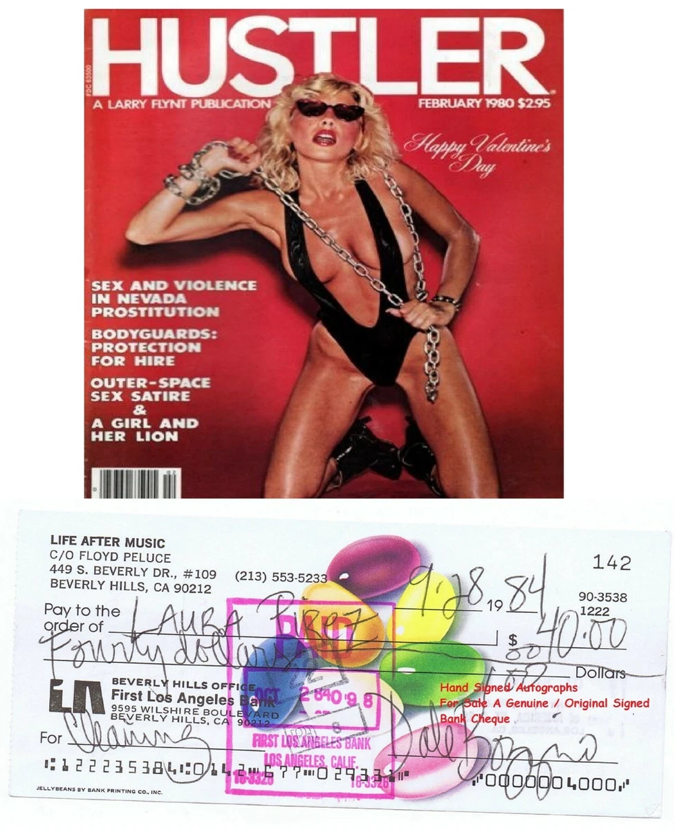 DALE BOZZIO AMERICAN NEW WAVE SINGER HUSTLER SIGNED BANK CHEQUE 1984 RARE |  eBay