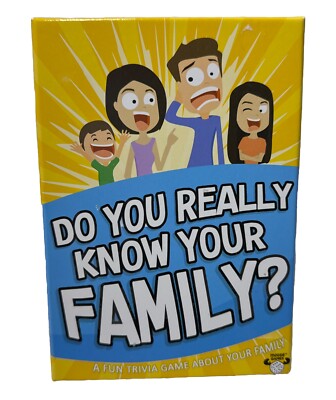 Do You Really Know Your Family? A Fun Family Game. Complete Ages 8 And Up U2