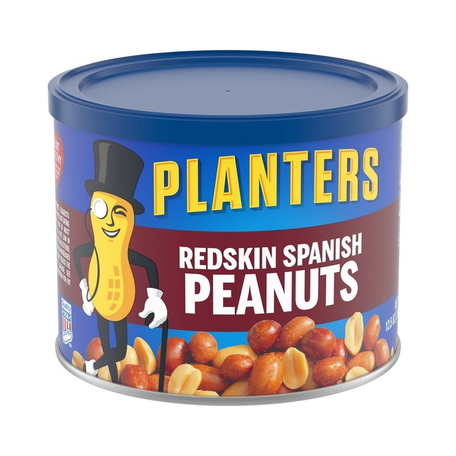 Planters Redskin Spanish Peanuts Sea Salt 12.5 Oz (pack of 6) for sale