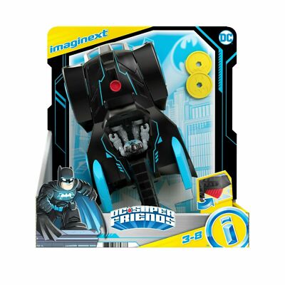Fisher Price Imagext DC Super Friends Bat Tech Batmobil mit Batman Figur