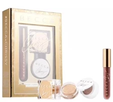 BECCA Glow Kitchen Kit - Becca x Chrissy Teigen 4 Products: Lip, Eye Cheek, Face