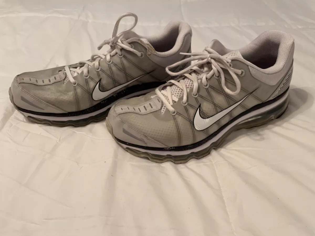 Escabullirse S t Imperialismo Nike Air Max 2009 Men's Running Athletic Shoes Size 12.5 White Grey  354744-010 | eBay