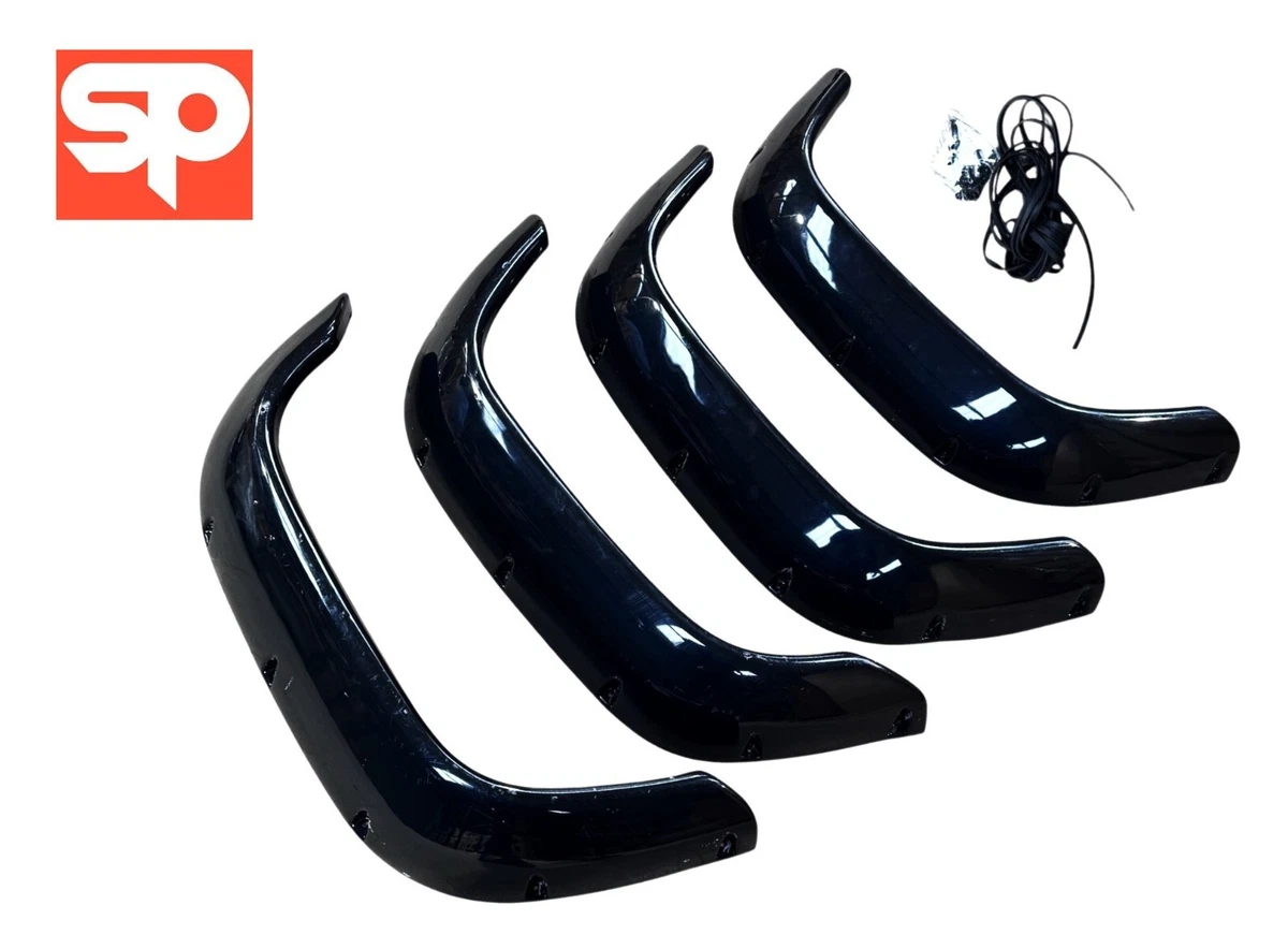 Kit De Arcos De Rueda Extendidos Brillante Para Land Rover Defender 90 / 110 | Pasos De Rueda Ensanchados | ABS Alto Brillo | Hecho En Reino Unido