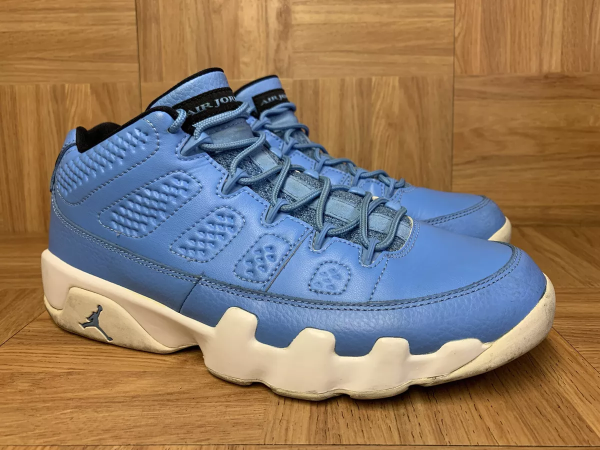 RARE🔥 Nike Air Jordan 9 IX Retro Low Pantone UNC Men's Shoes Sz 8.5 832822-401