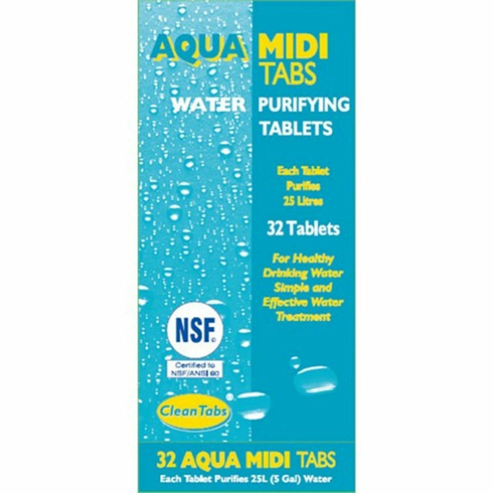 Aqua Clean Tabs - Water Purification Tablets