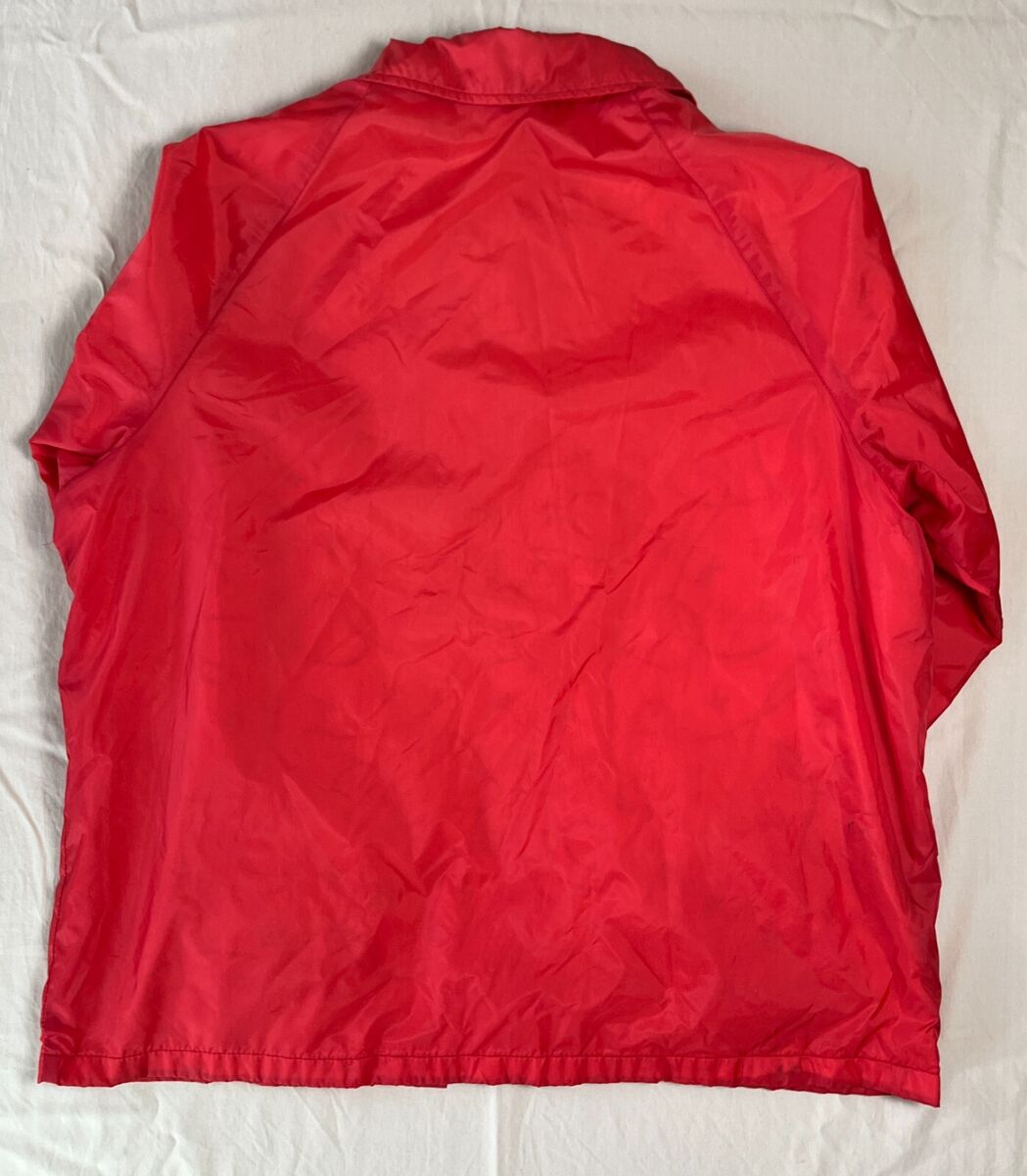 Vintage CURRENT SEEN Red Nylon Windbreaker Jacket - Nautical Vintage CURRENT SEEN Red Nylon Windbreaker Jacket - Nautical