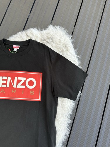 Kenzo Paris Classic Logo Tshirts | Black/Red | Size Medium M | Box - 第 2/9 張圖片