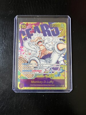 One Piece TCG OP05-119 Monkey D. Luffy Gear 5 Parallel SEC