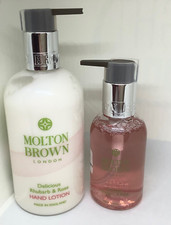 MOLTON BROWN LONDON DELICIOUS RHUBARB ROSE HAND LOTION 10oz 300ML HAND WASH