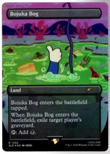 Bojuka Bog 1532 Borderless Rainbow Foil Fallout Secret Lair MTG Near Mint
