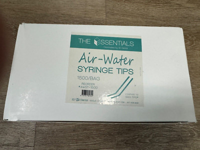  ESSENTIAL 3D Dental Air Water Syringe - Plastic - Sani-Tip Type Clr Pkg of 1500