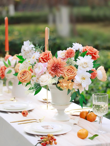 Autumn Faux Flower Set for DIY Bouquets & Home Decor Centerpieces - Picture 4 of 13