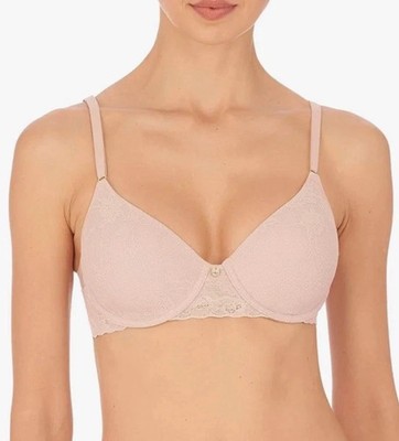 NWOT Natori Rose Beige Size 32DD Bliss Allure Contour Underwire Bra 721303