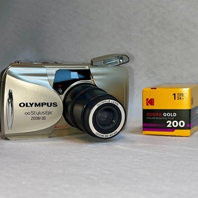 OLYMPUS Stylus Epic Zoom 80 Mju II Camera Film Tested + Kodak Film Works