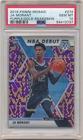JA MORANT 2019/20 PANINI MOSAIC RC PURPLE GOLD SNAKESKIN #13/20 PSA 10 GEM MINT