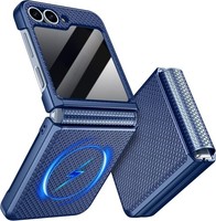 HandyhüLle SchutzhüLle FüR Galaxy Z Flip 7 Fe/Flip 6 Mint Blau Mit