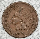 1879 Indian Head Cent VF Nice #6FQF