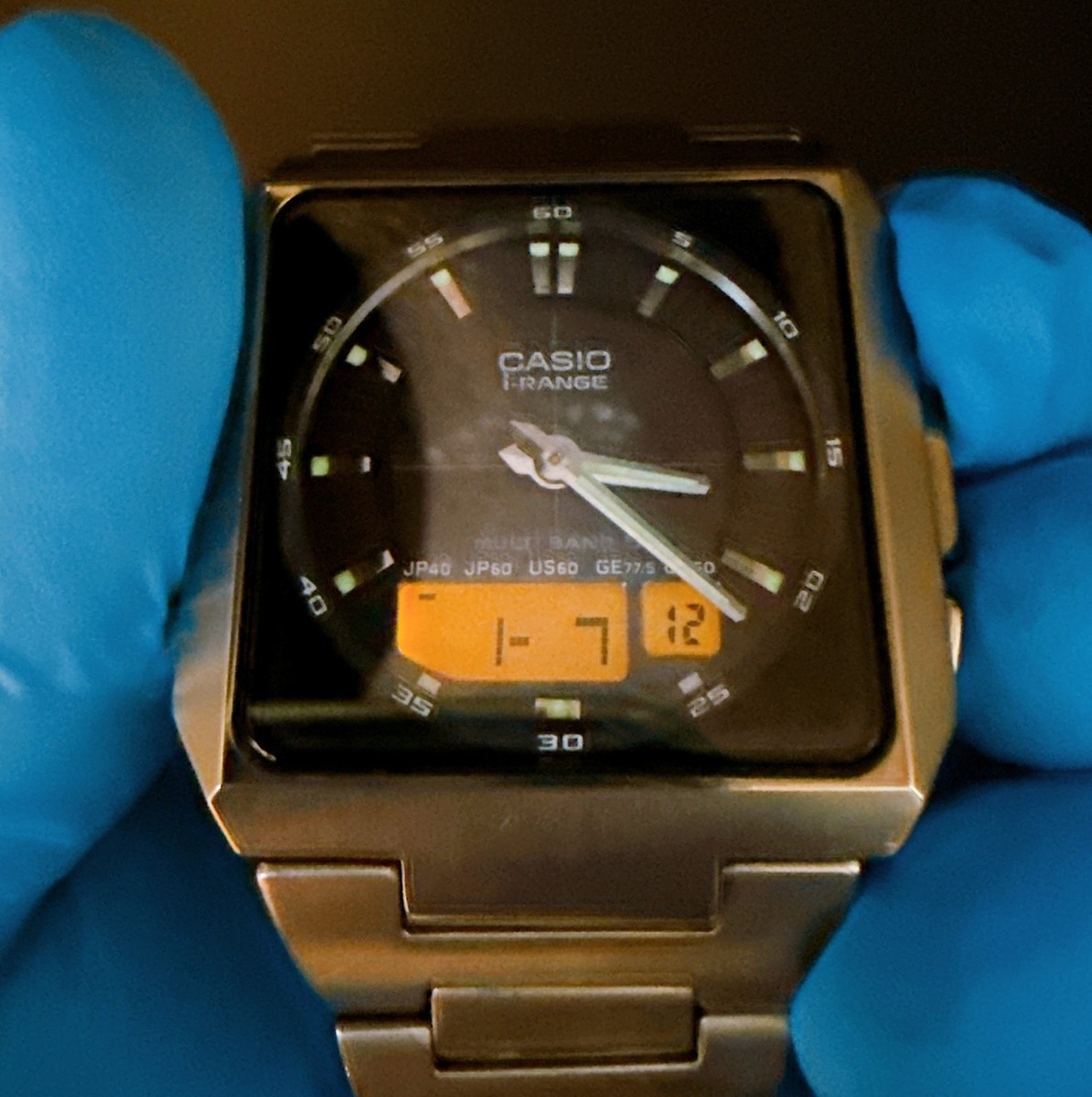 CASIO IRW-M20T i-RANGE Titanium Solar Quartz watch JP Vintage Rare