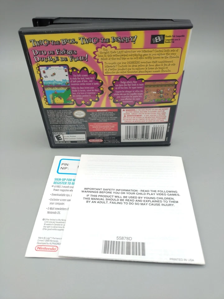 Mario and Luigi Partners in Time (Nintendo DS) no Game - Image 2 of 2