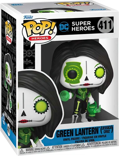 Funko POP! GREEN LANTERN (JESSICA CRUZ) #411 DC Superheros NEW +Protector NM