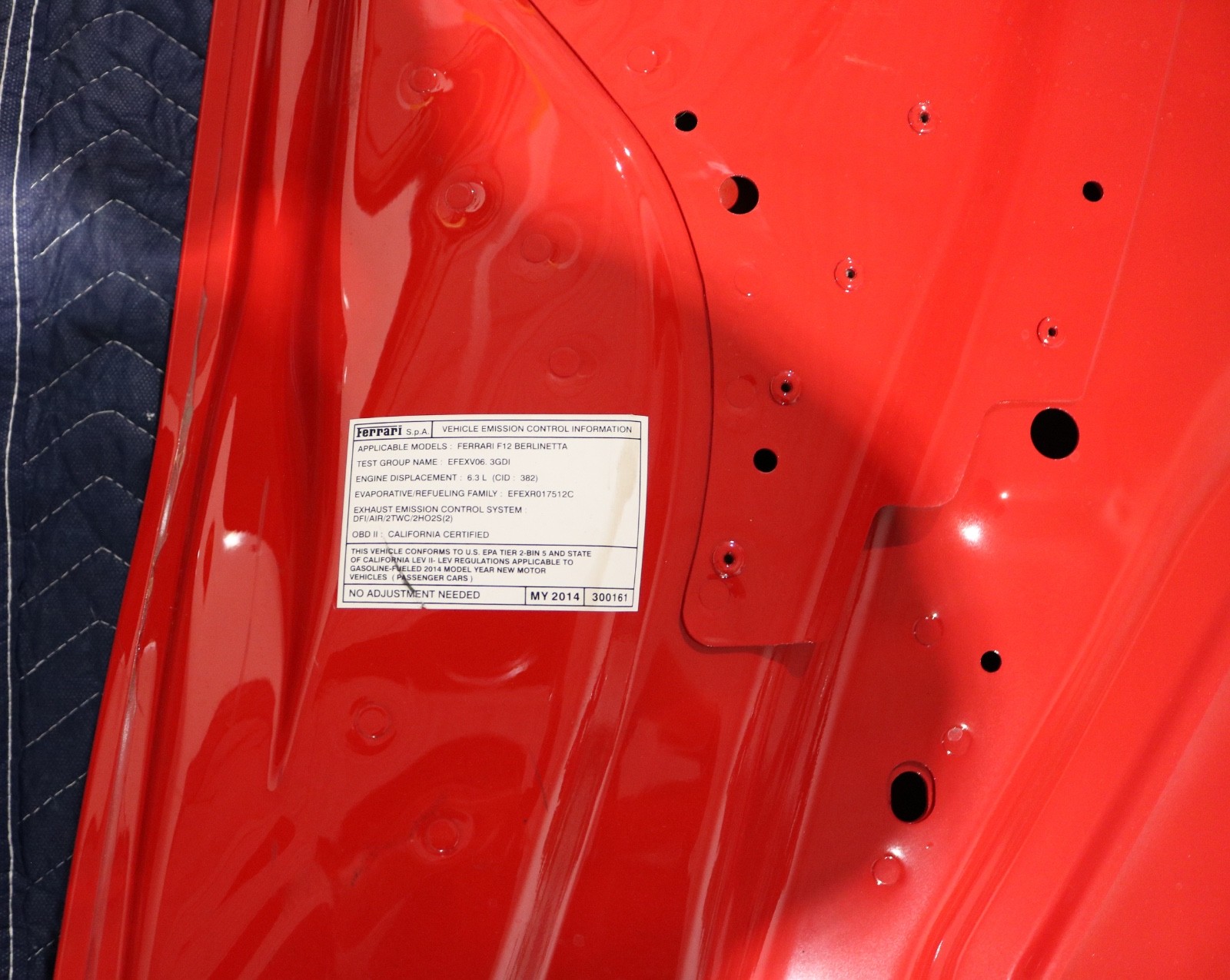 85154411 FERRARI F12 BERLINETTA OEM HOOD