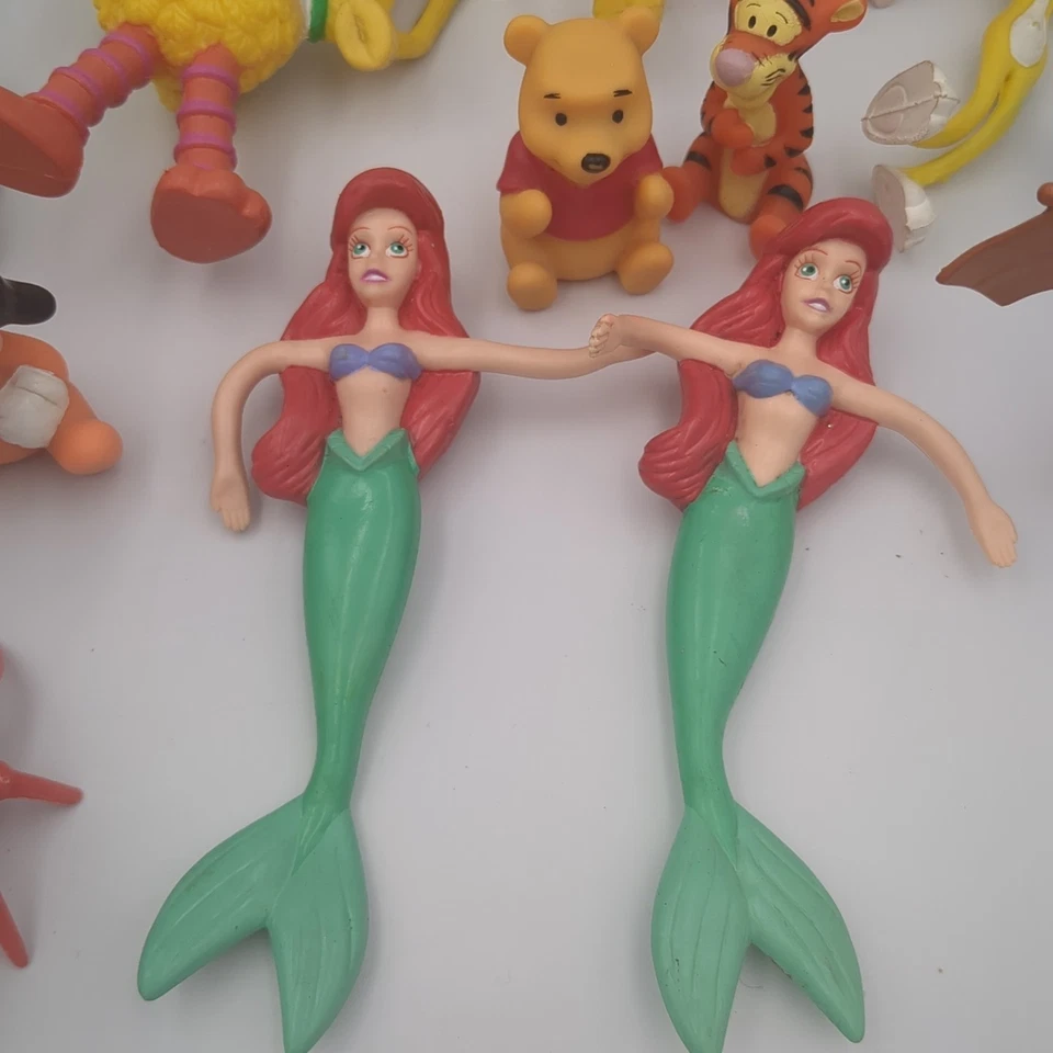 Lote de juguetes de PVC Disney vintage de 18 piezas: Sirenita, Winnie The Pooh y más  Foto 3 de 4