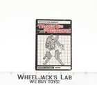 Whirl Action Figure Instructions Manual Booklet 1985 Vintage G1 Transformers