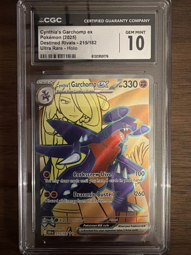 Cynthia's Garchomp ex graded CGC 10 for sale on eBay