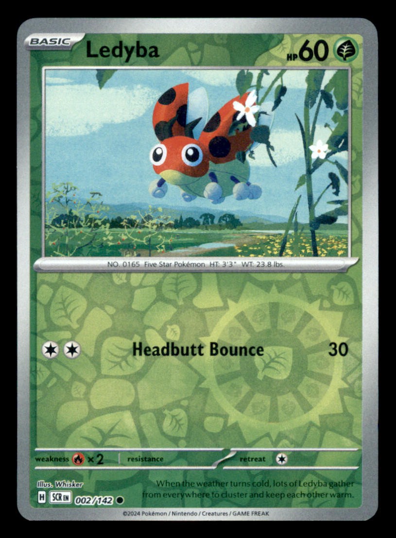 Ledyba Normal Common SV07: Stellar Crown 002/142 NM