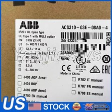 1PCS New ABB ACS310-03E-13A8-4 Frequency Inverter Expedited Shipping