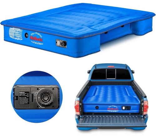 AirBedz PPI-101 Fullsize 8 Ft Truck Bed Air Mattress w/Pump Rechargeable Battery