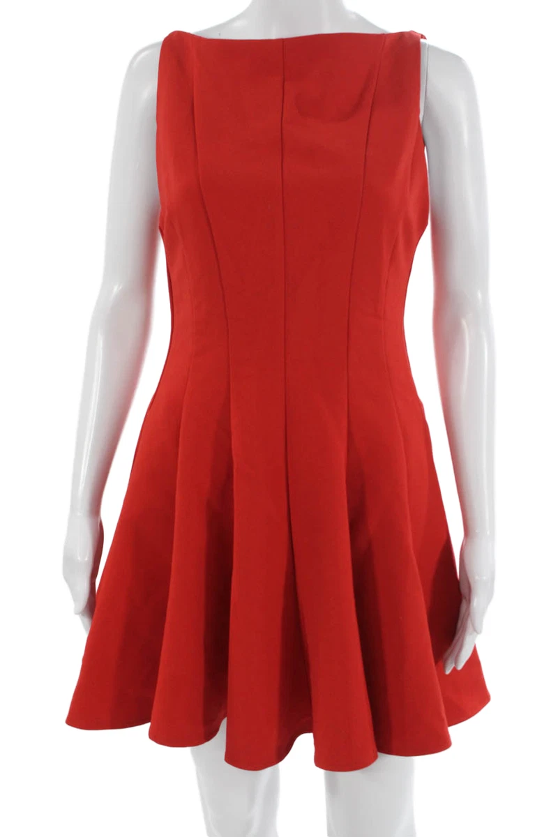 strapless open back dress Sparkly Tulle Red Spaghetti Straps A-line Beaded Prom Dresses With Slit,  MP894 main image 1