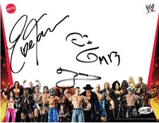 Eve Torres & The Miz autographed signed WWE wrestling Mattel 2010 SDCC photo JSA