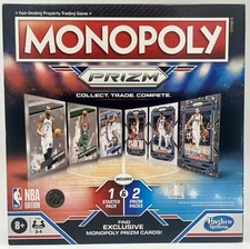 2022-23 Monopoly Prizm trading card game NBA - factory sealed - 16 Panini cards