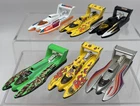 Vtg 1995 Hot Wheels Diecast Car Hydroplane Yellow Black Green Silver + 6 Lot