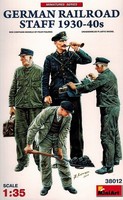 Miniart 38012 German Railroad Staff 1930 - Civilians - Deutsche Zivilisten- 1:35