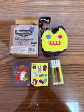 Fuggler Mini Backpack Keyring with Bonus Mini Stationery, Yellow