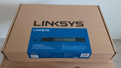 Linksys LGS328MPC Gigabit-Ethernet-Switch 24 PoE-Ports managed 410W, 4x 10G-SFP+