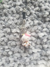 Hello Kitty Gotochi Netsuke Cow Cell Phone Charm