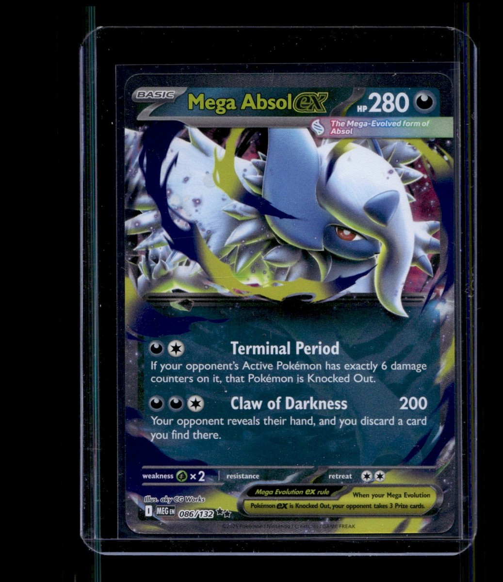 Pokemon Mega Absol ex - 086/132 - ME01: Mega Evolution (MEG) | eBay